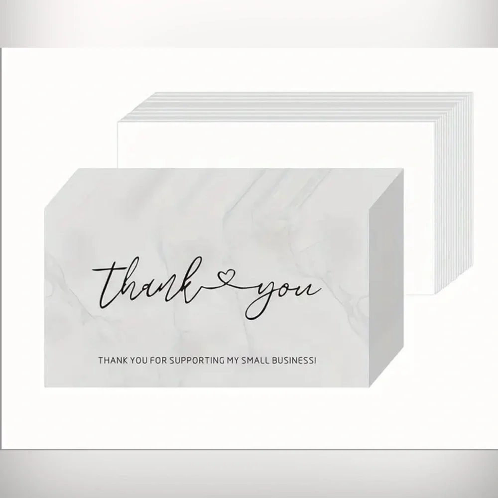 100 Thank You Cards for Small Business